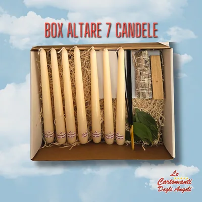 Box Altare 7 Candele Bianche – foto 1