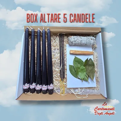 Box Altare 5 Candele Nere – foto 1