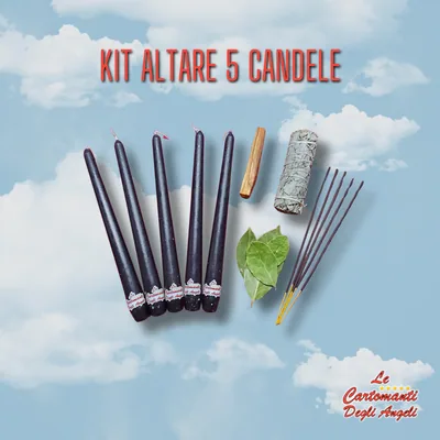 Box Altare 5 Candele Nere – foto 2