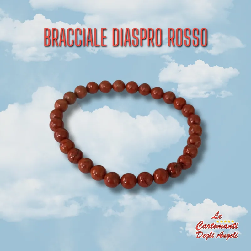 Bracciale in Diaspro Rosso