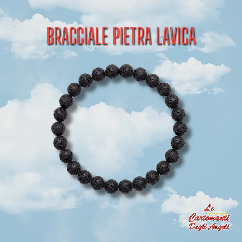 Bracciale in Pietra Lavica
