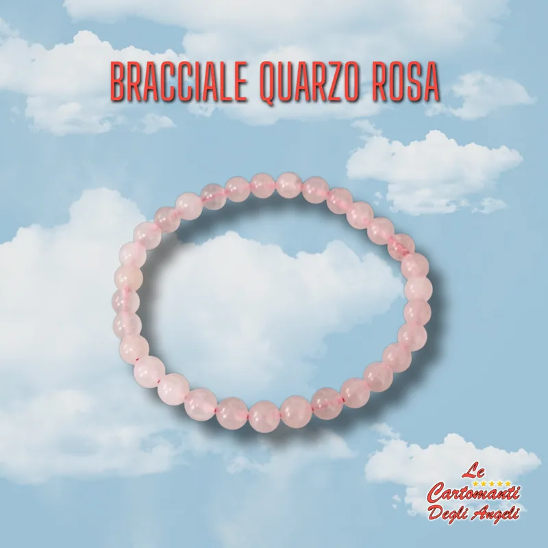 Bracciale in Quarzo Rosa